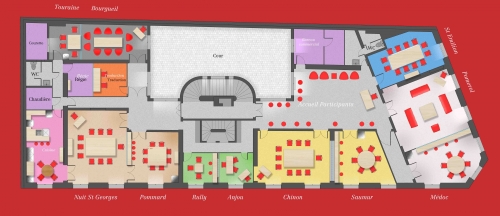 Plan des salles Louvre Focus Group