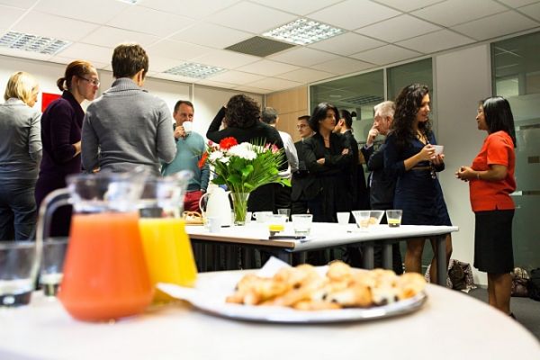 Réunion, petit déjeuner d'affaires